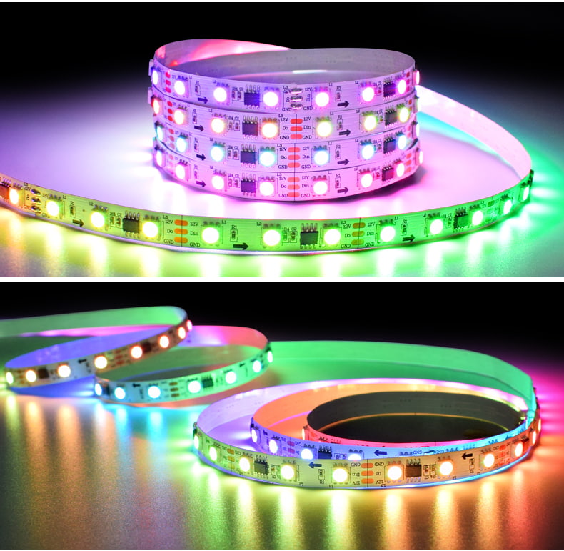 IC 1903 Digital RGB 5050 LED Strip Lights