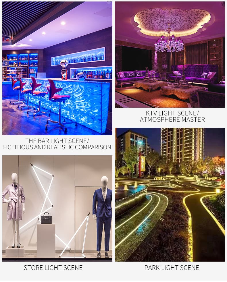 12V/24V Chasing Led Strip Lights For Commercial Lighting