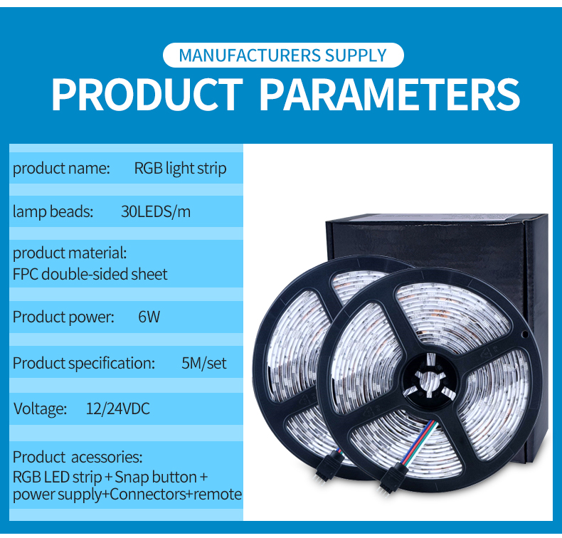 5050 RGB LED Strip Light Set 5050 RGB LED Strip Light Set