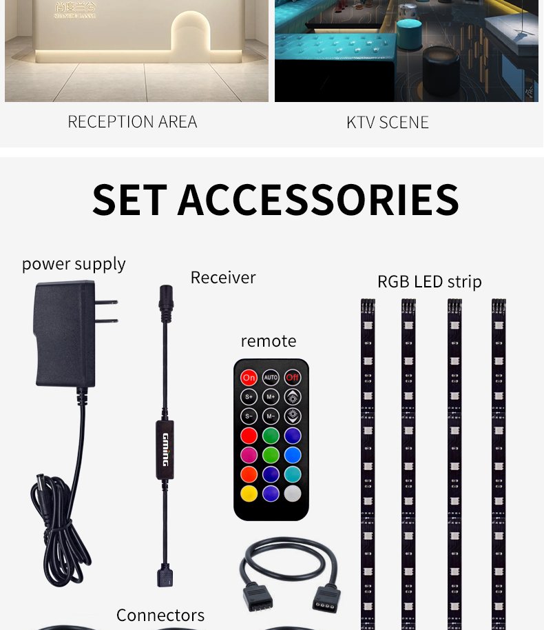 LED Strip Lights Color Changing Kit