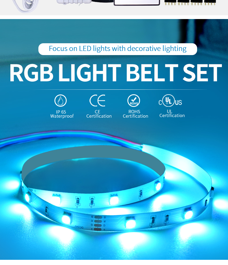 5050 RGB LED Strip Light Set 5050 RGB LED Strip Light Set