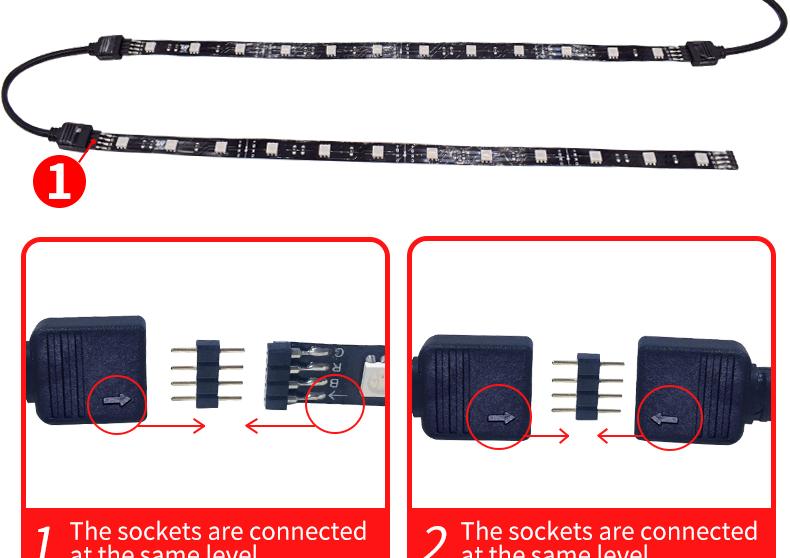 RGB Color-Changing LED Strip Lights