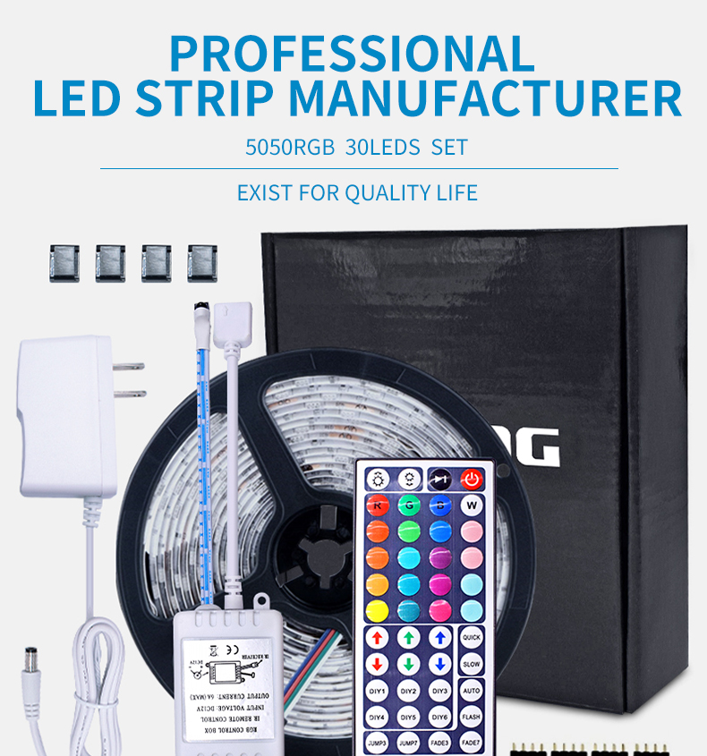 5050 RGB LED Strip Light Set 5050 RGB LED Strip Light Set