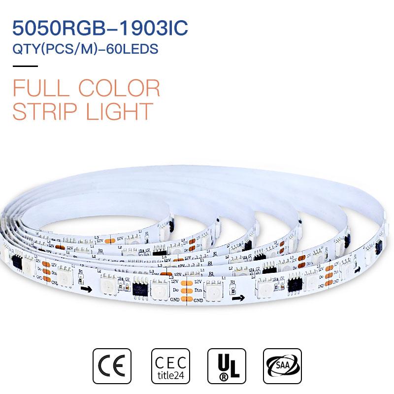 IC 1903 Digital RGB 5050 LED Strip Lights