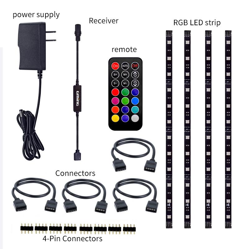 5050 RGB LED Strip Lights Kit