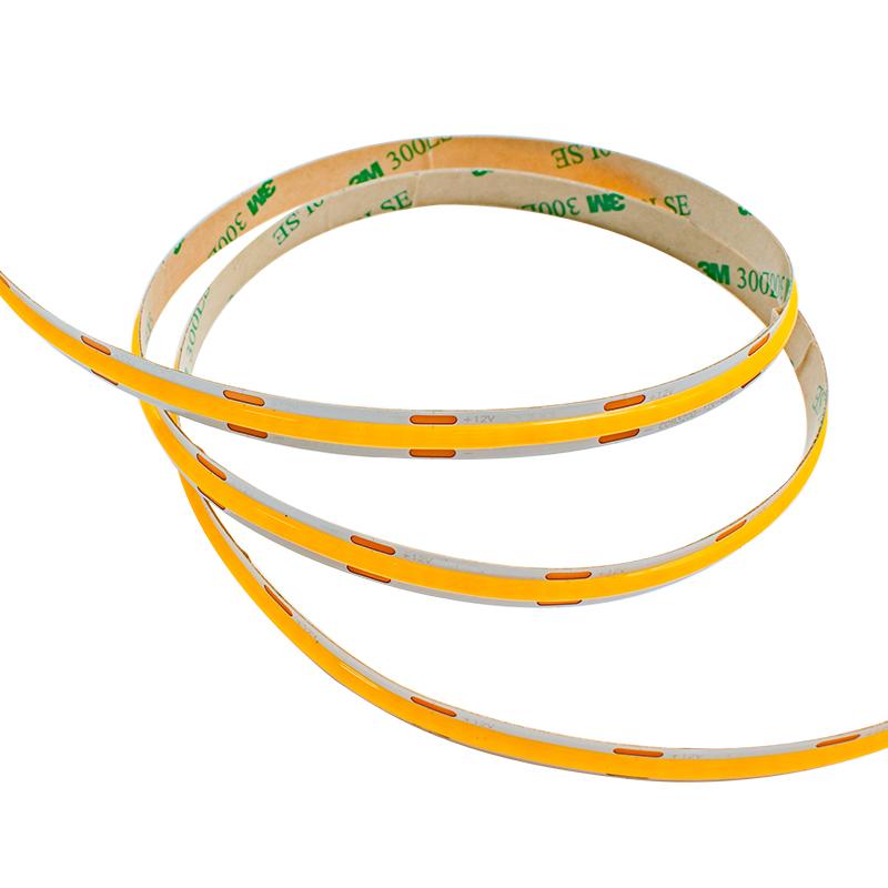 12V 24V COB LED strip 320 LEDs/m 8mm IP20 to IP68 multiple ratings